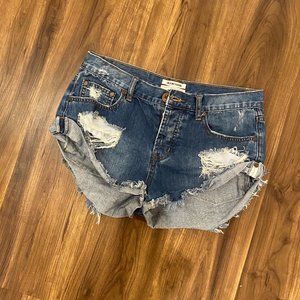 One Teaspoon x Bandits Shorts